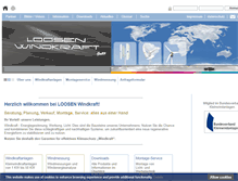 Tablet Screenshot of loosen-windkraft.de
